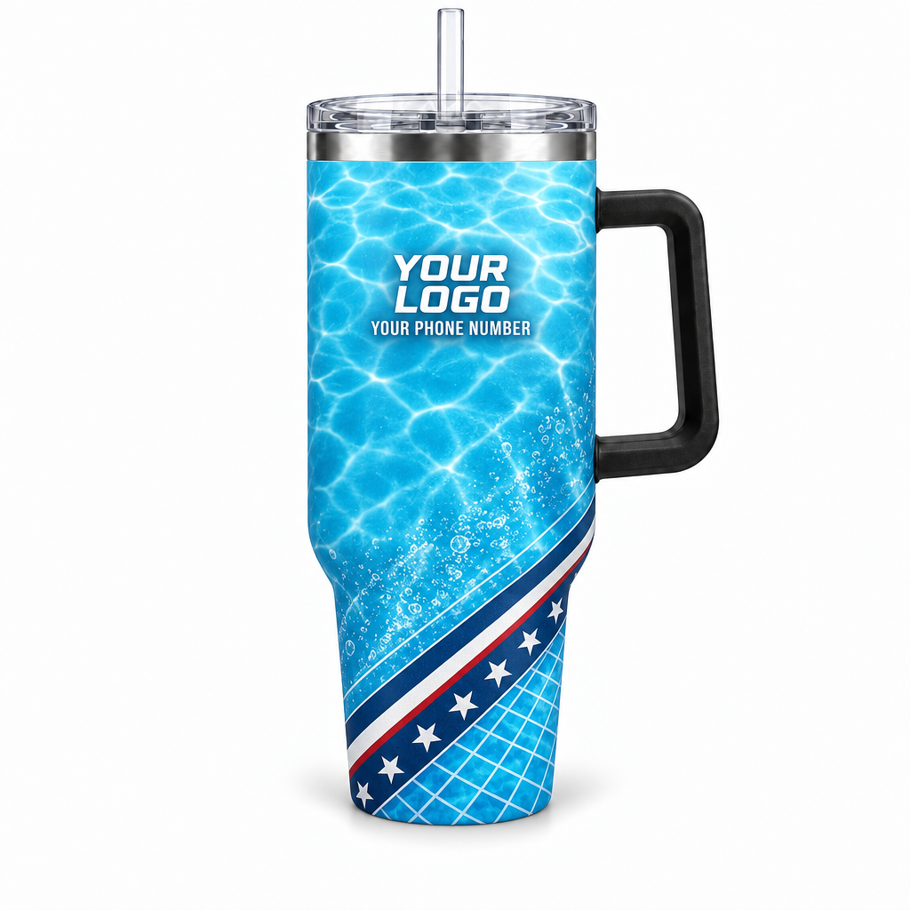PSN017 personalized tumbler 40oz front product mockup