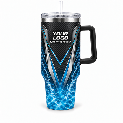 PSN018 personalized tumbler 40oz front product mockup