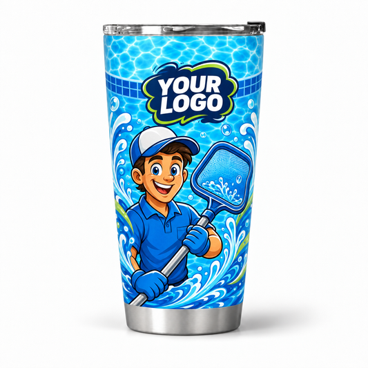 PSN019 personalized tumbler 20oz front product mockup