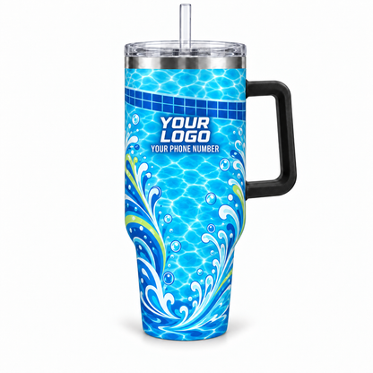 PSN019 personalized tumbler 40oz front product mockup
