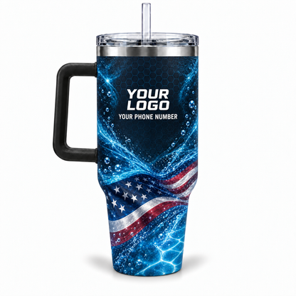 PSN020 personalized tumbler 40oz back product mockup