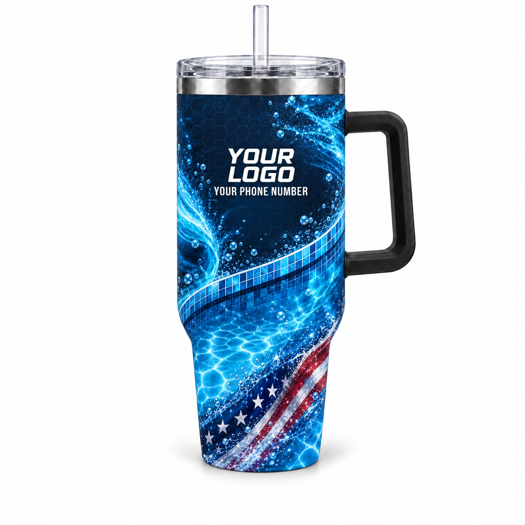PSN020 personalized tumbler 40oz front product mockup
