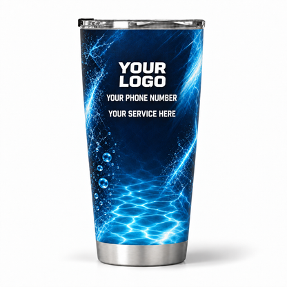 PSN021 personalized tumbler 20oz back product mockup