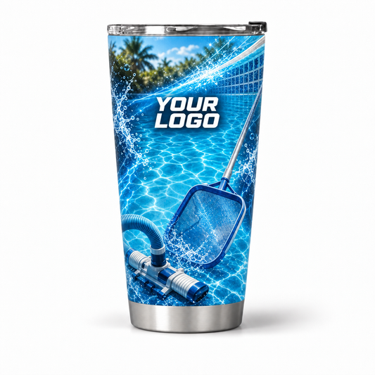 PSN021 personalized tumbler 20oz front product mockup