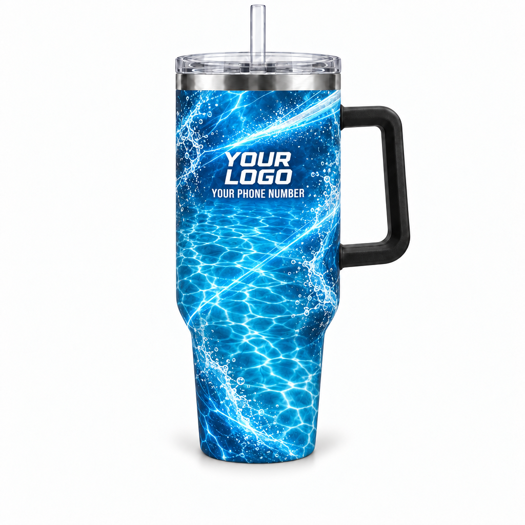 PSN021 personalized tumbler 40oz front product mockup