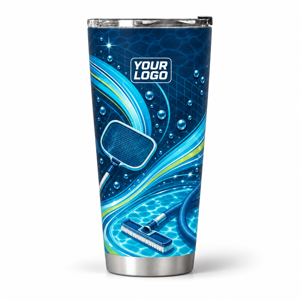 PSN022 personalized tumbler 20oz front product mockup