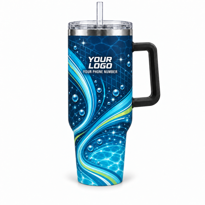 PSN022 personalized tumbler 40oz front product mockup
