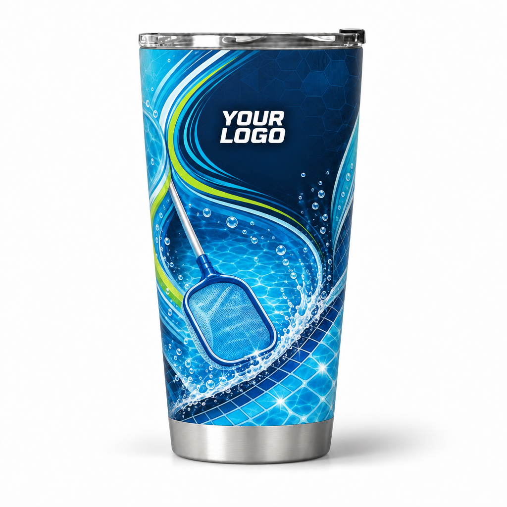 PSN023 personalized tumbler 20oz front product mockup