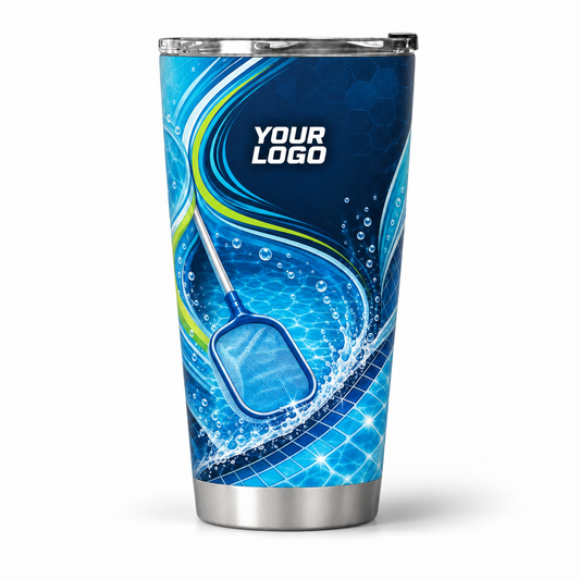 PSN023 personalized tumbler 20oz front product mockup