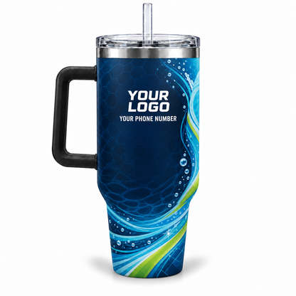 PSN023 personalized tumbler 40oz back product mockup