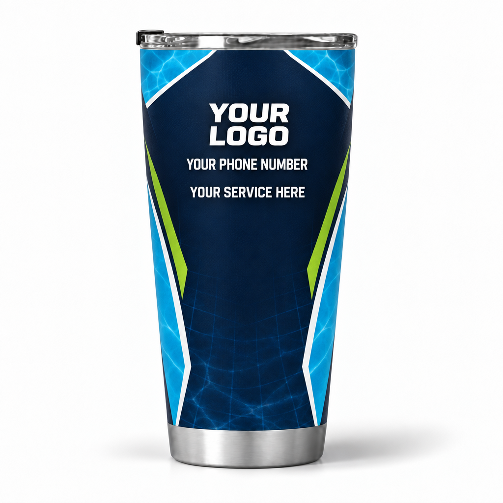 PSN024 personalized tumbler 20oz back product mockup