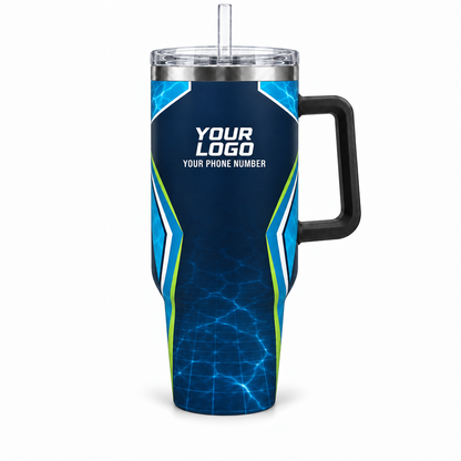 PSN024 personalized tumbler 40oz front product mockup