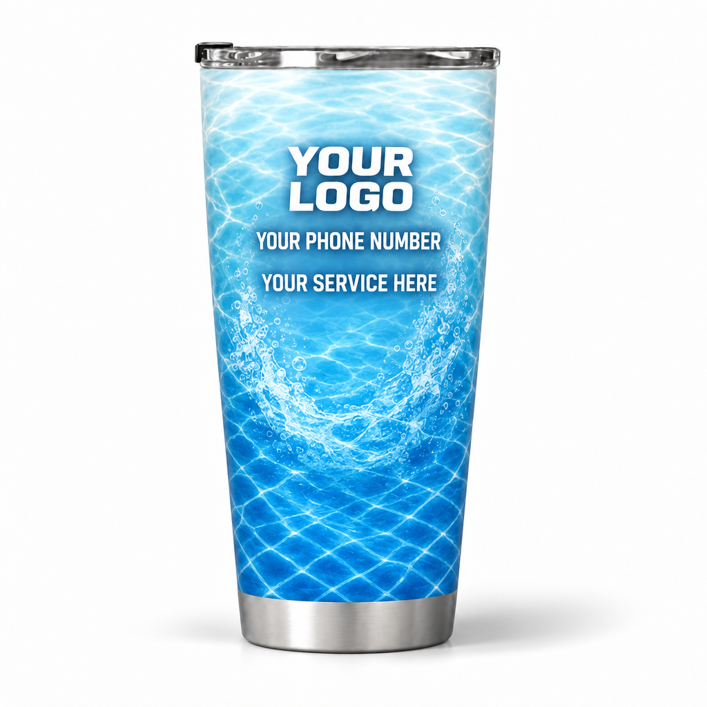 PSN025 personalized tumbler 20oz back product mockup