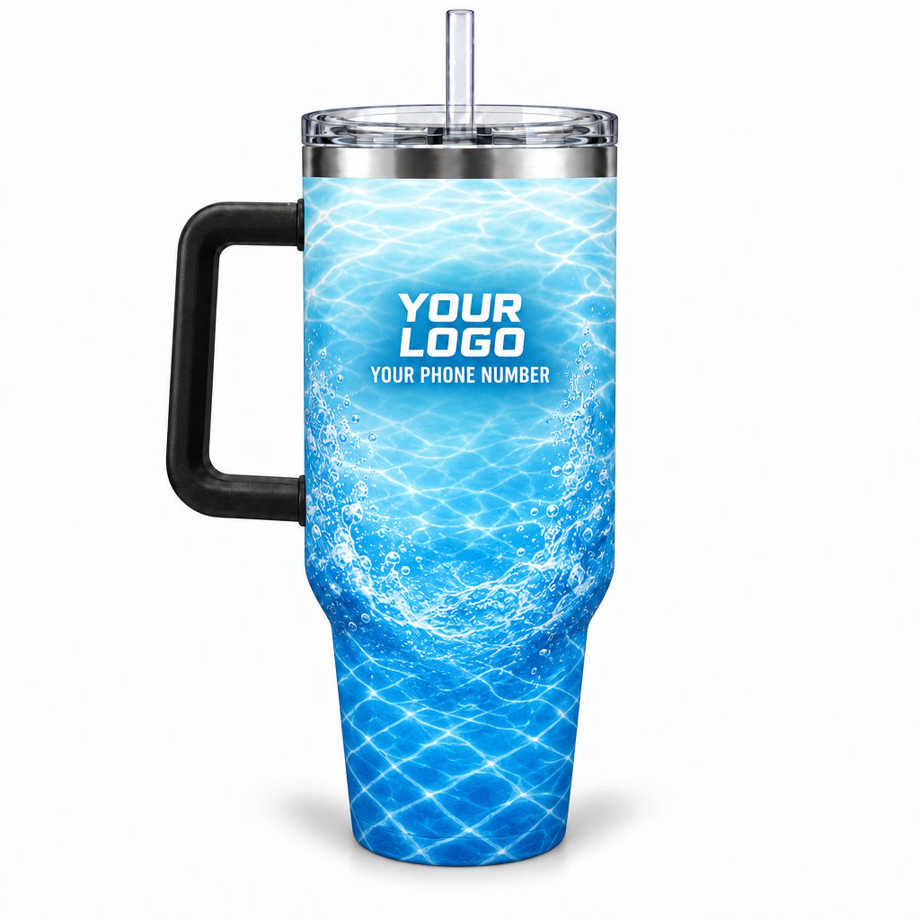 PSN025 personalized tumbler 40oz back product mockup
