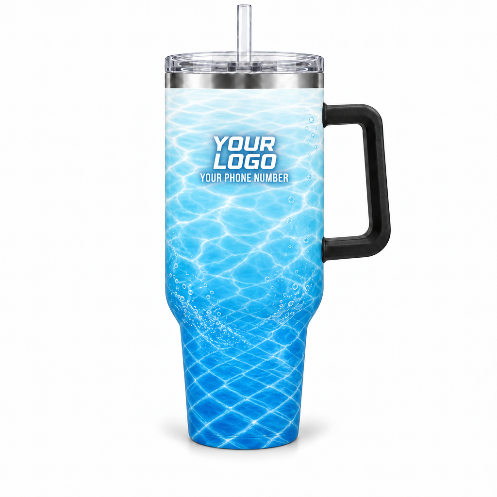 PSN025 personalized tumbler 40oz front product mockup