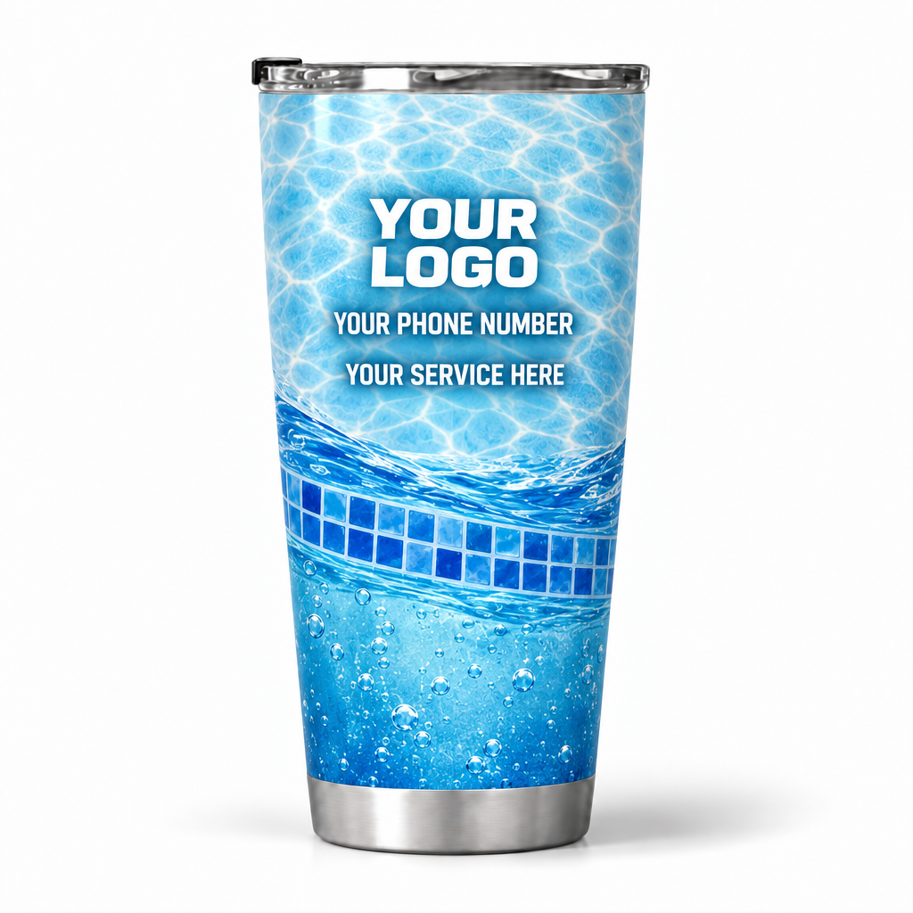 PSN026 personalized tumbler 20oz back product mockup