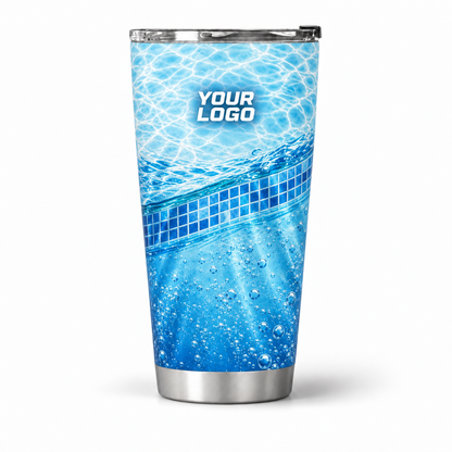PSN026 personalized tumbler 20oz front product mockup