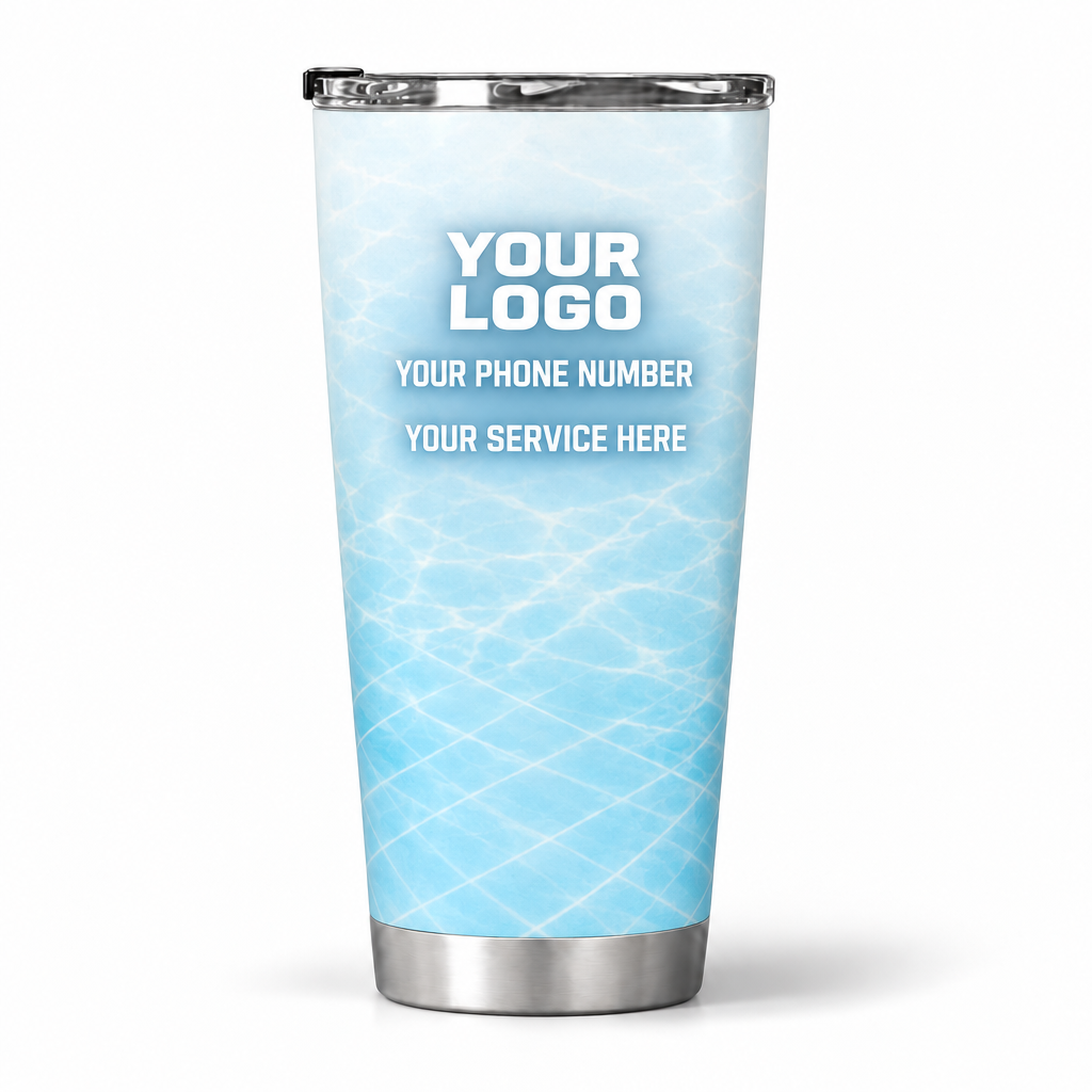 PSN027 personalized tumbler 20oz back product mockup