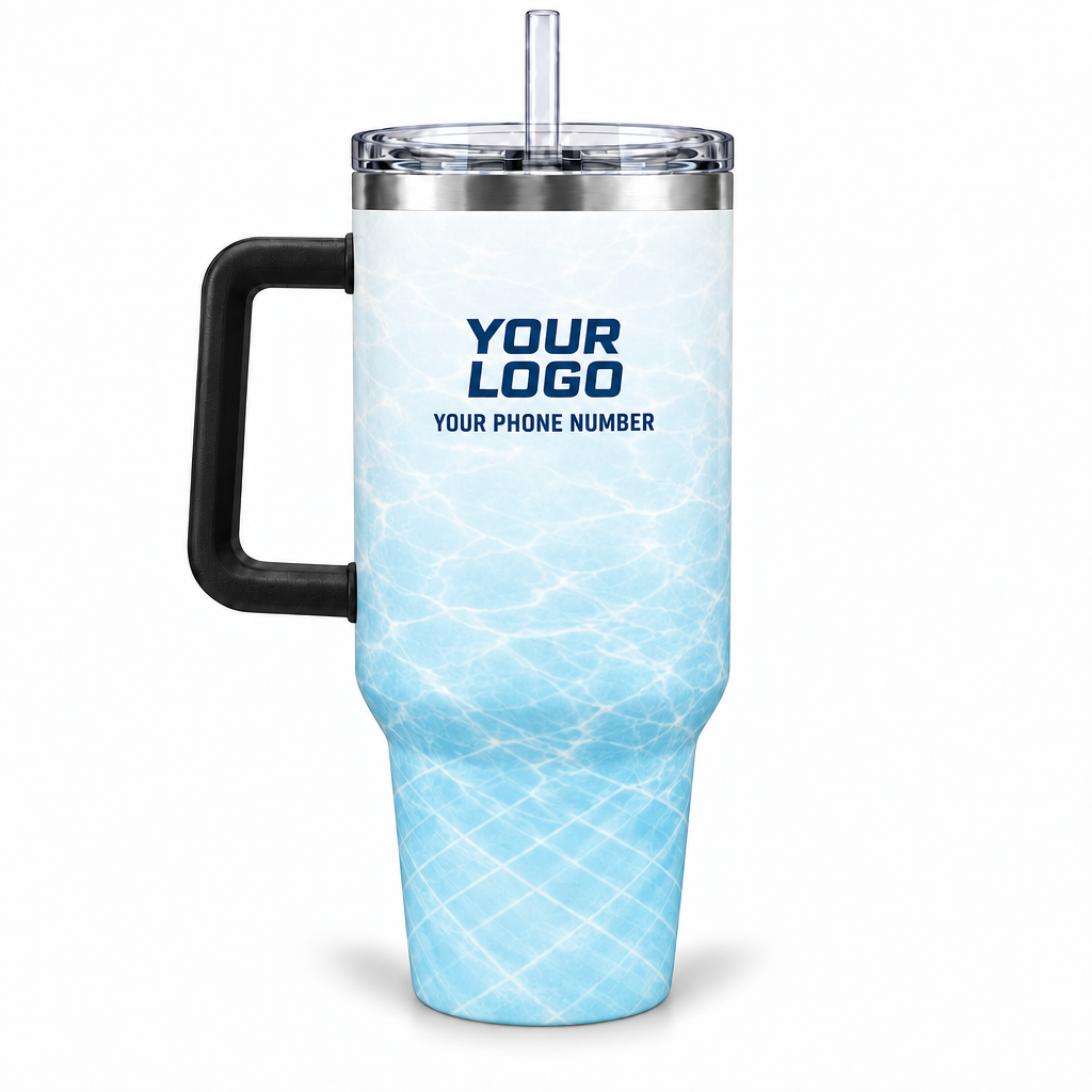 PSN027 personalized tumbler 40oz back product mockup