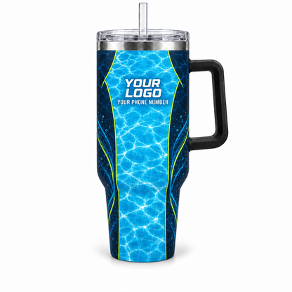 PSN028 personalized tumbler 40oz front product mockup