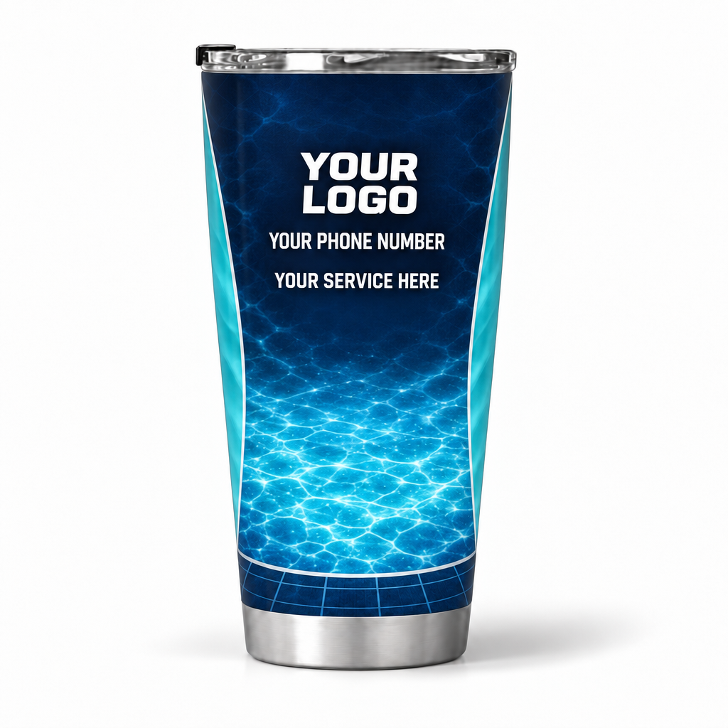 PSN029 personalized tumbler 20oz back product mockup