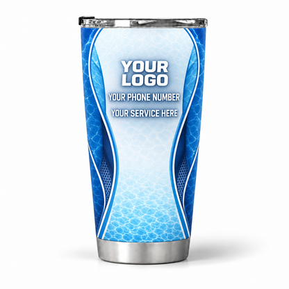 PSN030 personalized tumbler 20oz back product mockup