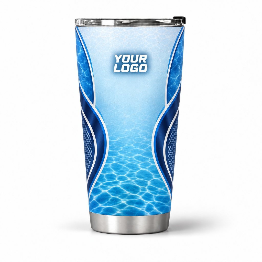 PSN030 personalized tumbler 20oz front product mockup