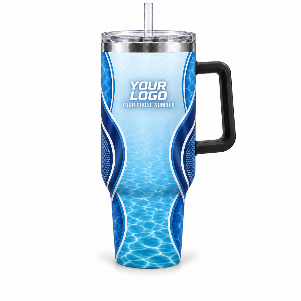 PSN030 personalized tumbler 40oz front product mockup