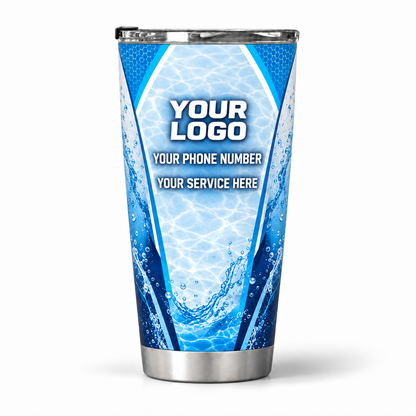 PSN031 personalized tumbler 20oz back product mockup