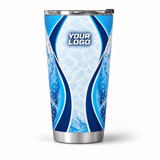 PSN031 personalized tumbler 20oz front product mockup