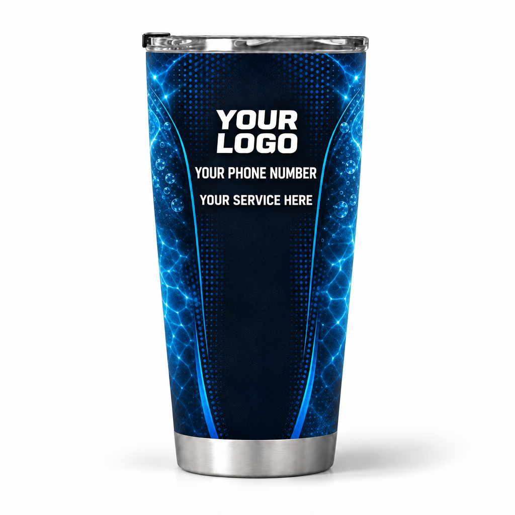 PSN032 personalized tumbler 20oz back product mockup