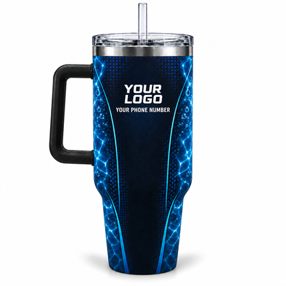 PSN032 personalized tumbler 40oz back product mockup