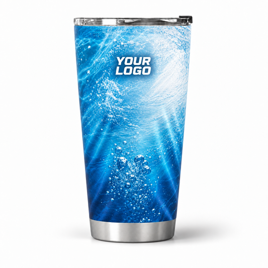 PSN033 personalized tumbler 20oz front product mockup