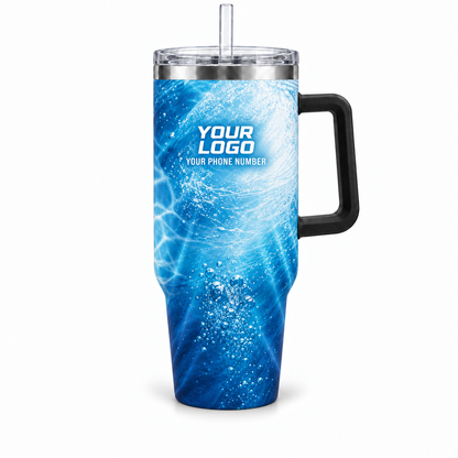 PSN033 personalized tumbler 40oz front product mockup