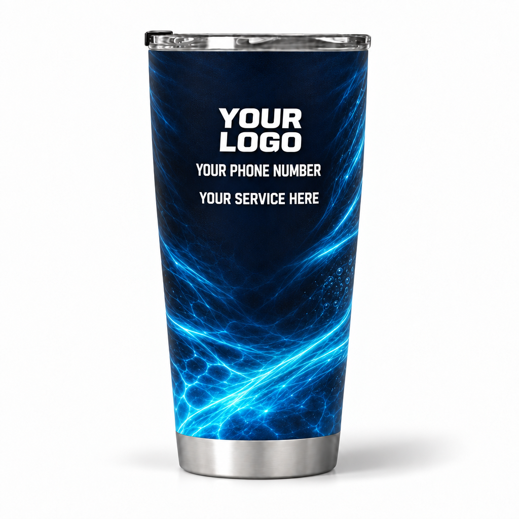 PSN034 personalized tumbler 20oz back product mockup