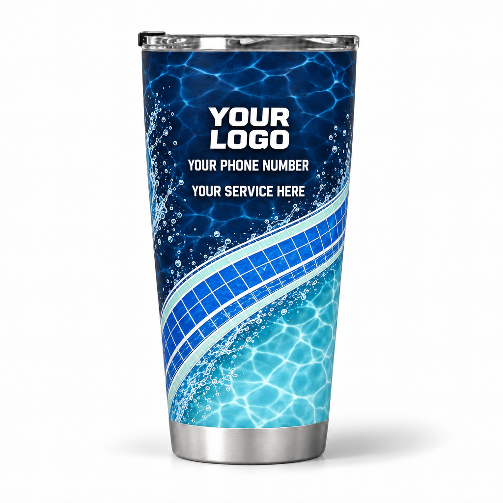 PSN035 personalized tumbler 20oz back product mockup