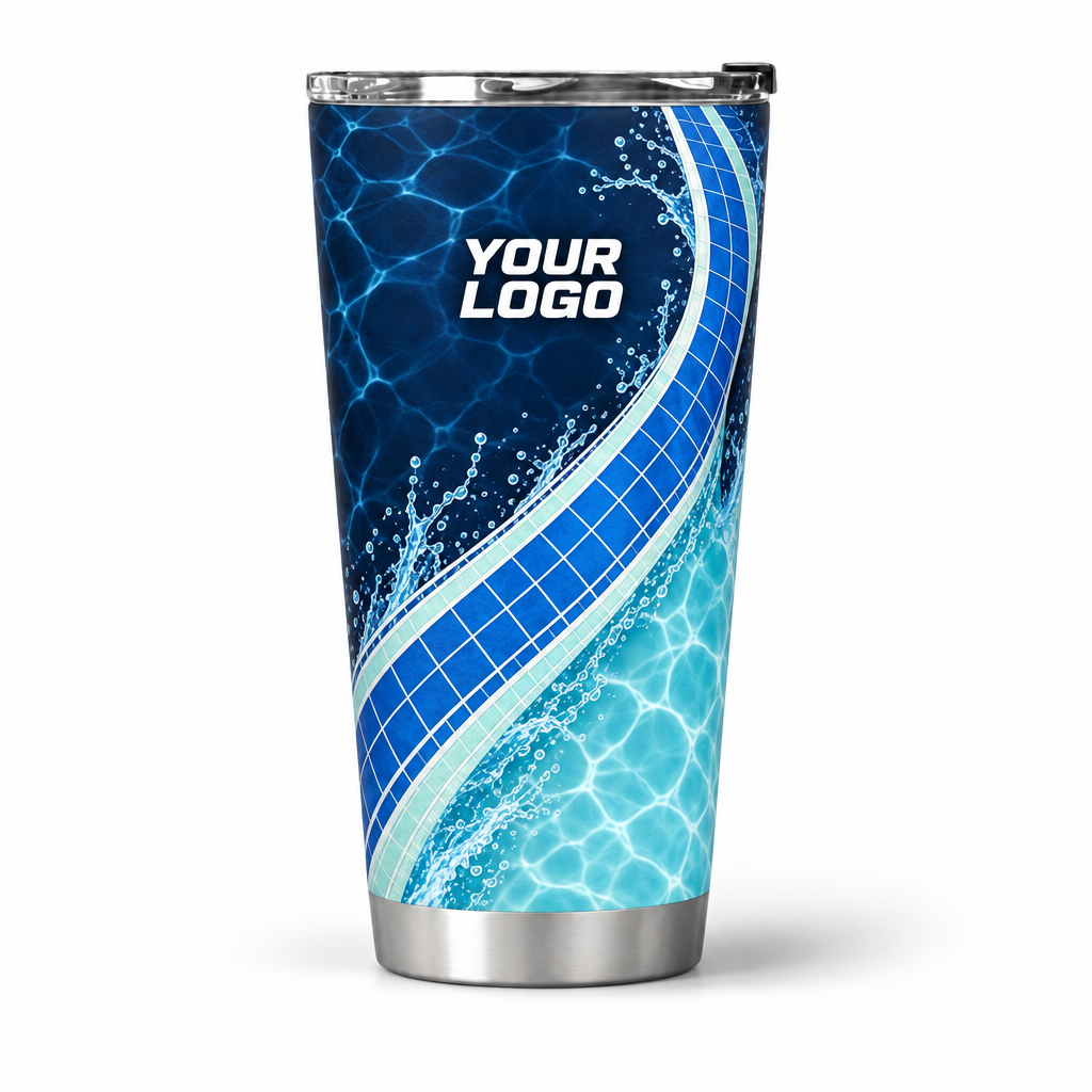 PSN035 personalized tumbler 20oz front product mockup