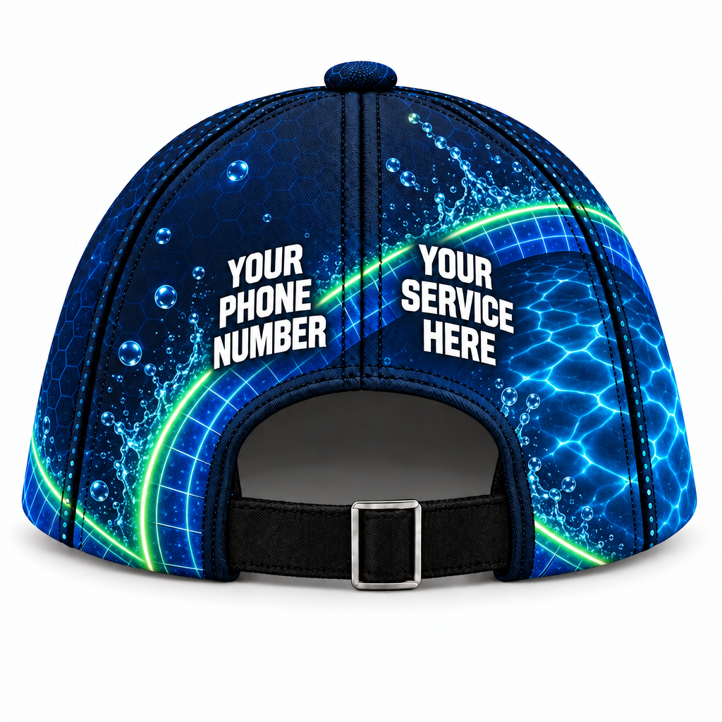 PSN036 personalized cap back product mockup