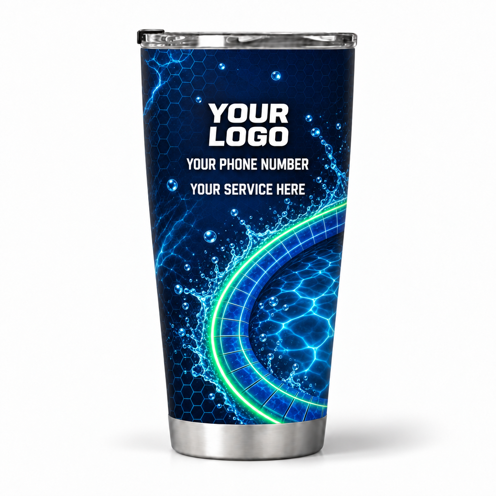 PSN036 personalized tumbler 20oz back product mockup