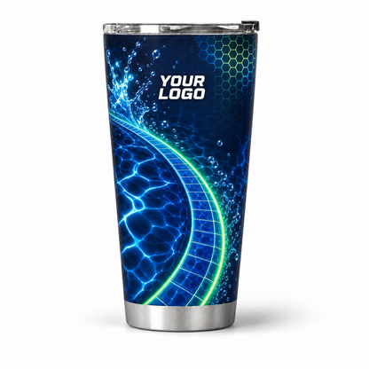 PSN036 personalized tumbler 20oz front product mockup
