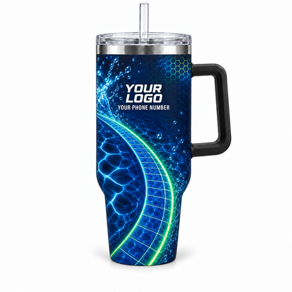 PSN036 personalized tumbler 40oz front product mockup
