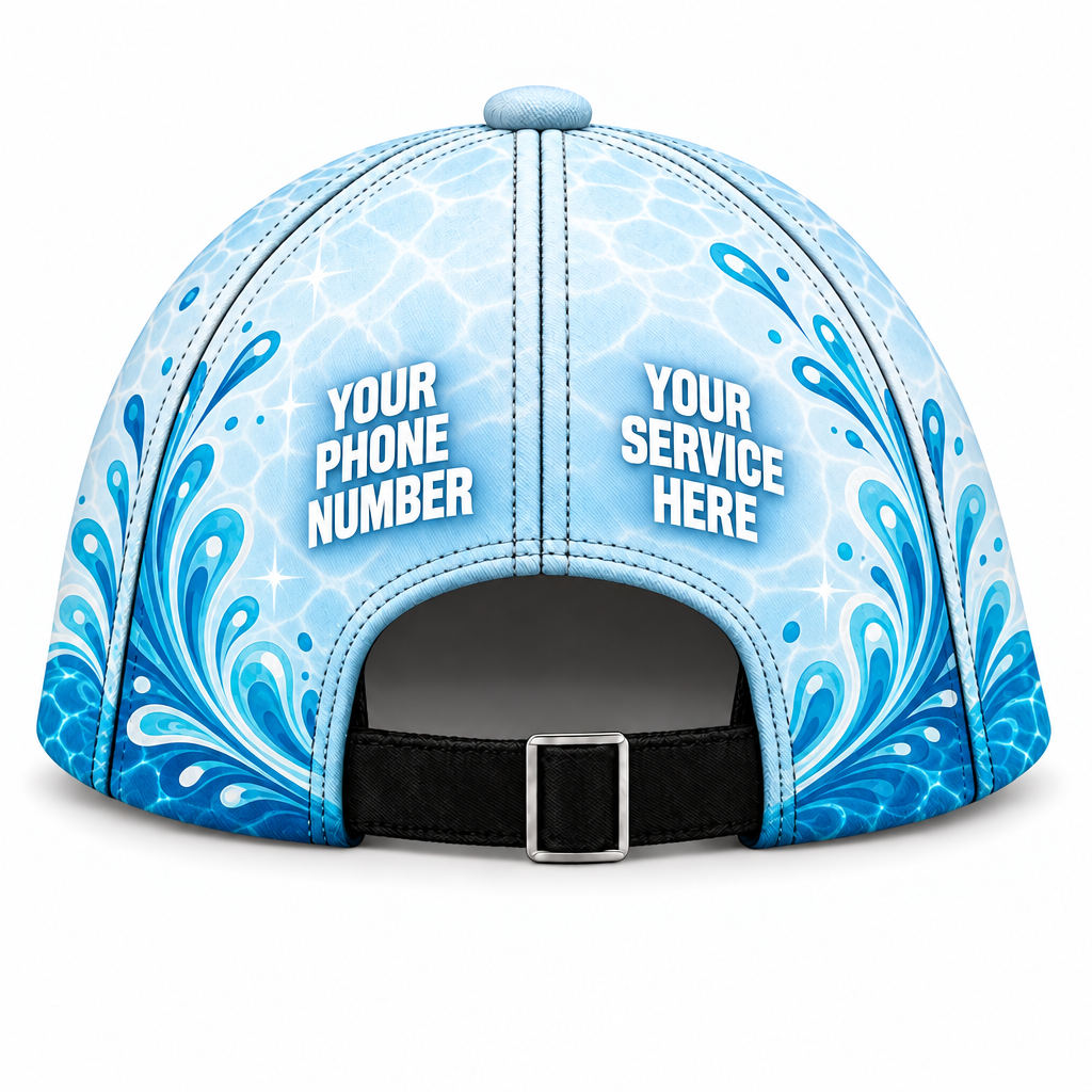 PSN037 personalized cap back product mockup