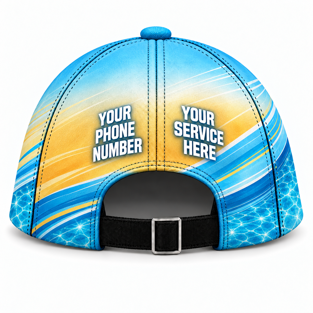 PSN038 personalized cap back product mockup
