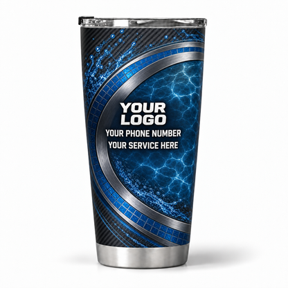 PSN039 personalized tumbler 20oz back product mockup