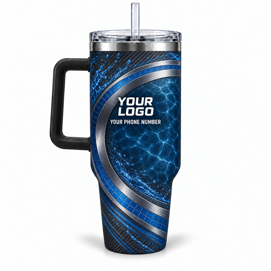 PSN039 personalized tumbler 40oz back product mockup