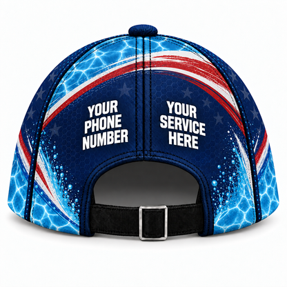 PSN040 personalized cap back product mockup