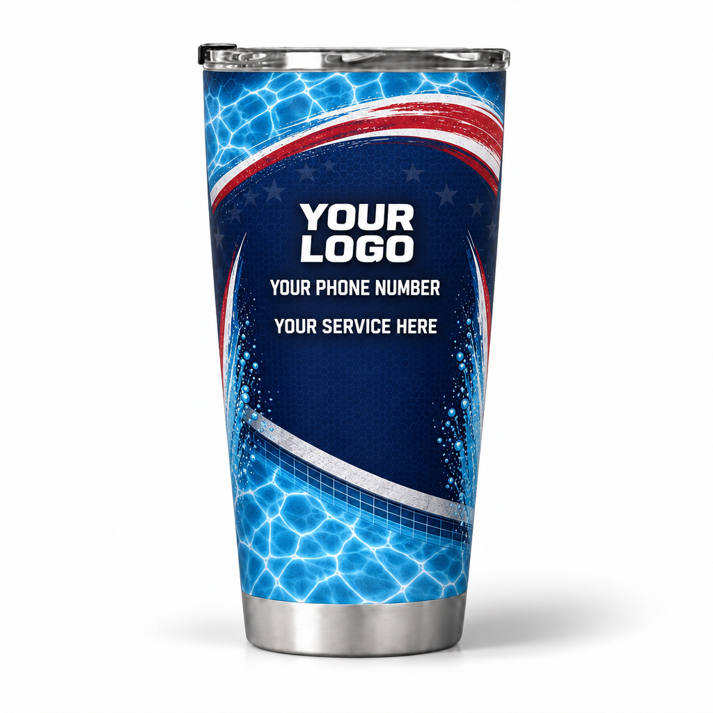 PSN040 personalized tumbler 20oz back product mockup