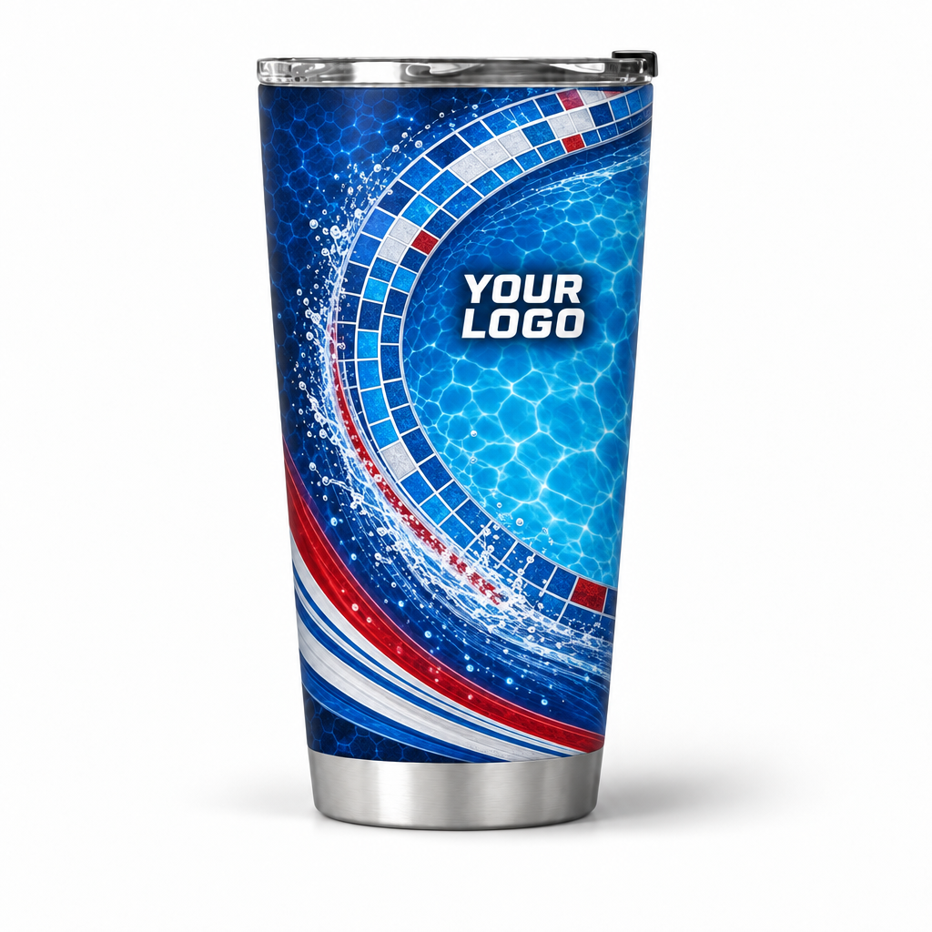 PSN041 personalized tumbler 20oz front product mockup