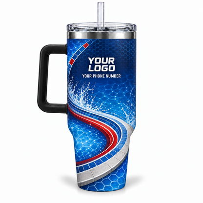 PSN041 personalized tumbler 40oz back product mockup