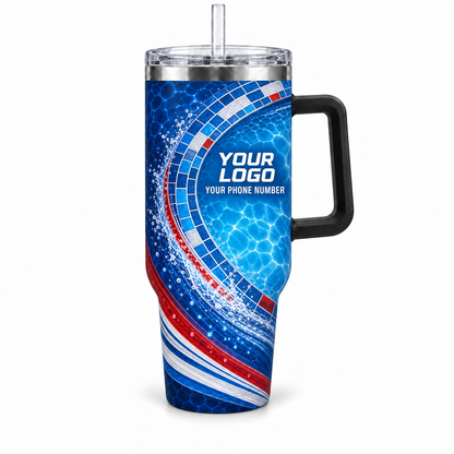 PSN041 personalized tumbler 40oz front product mockup
